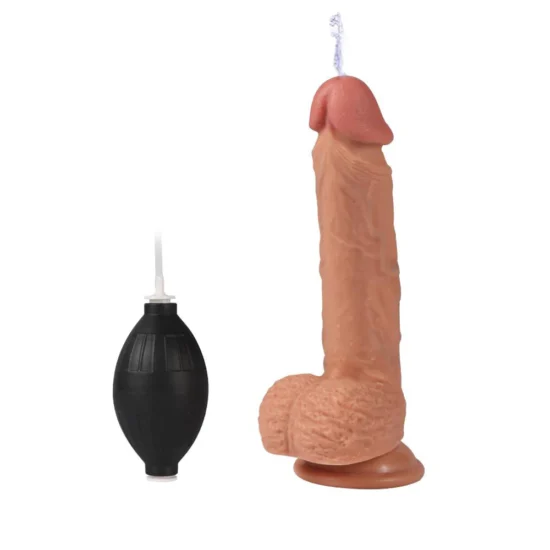 Deal - Squirting Realistic Suction Cup Dildo 6 Inch