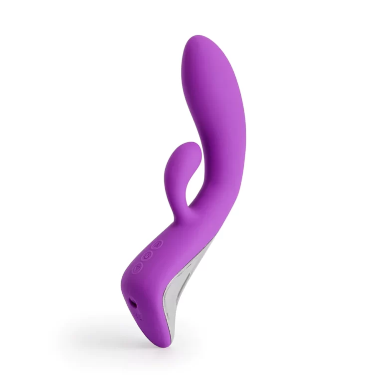 Silicone G Spot and Clitoris Vibrator for women