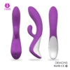 Curved Silicone G Spot & Clitoris Vibrator for women
