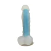 Dex - 6 Inch Colorful Jelly Realistic Suction Cup Dildo - Bleu