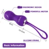 Dual Kegel Vibrating Ben Wa Balls kit With Remote Control