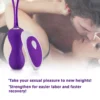 Dual Kegel Vibrating Ben Wa Balls kit With Remote Control