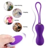 Dual Kegel Vibrating Ben Wa Balls kit With Remote Control