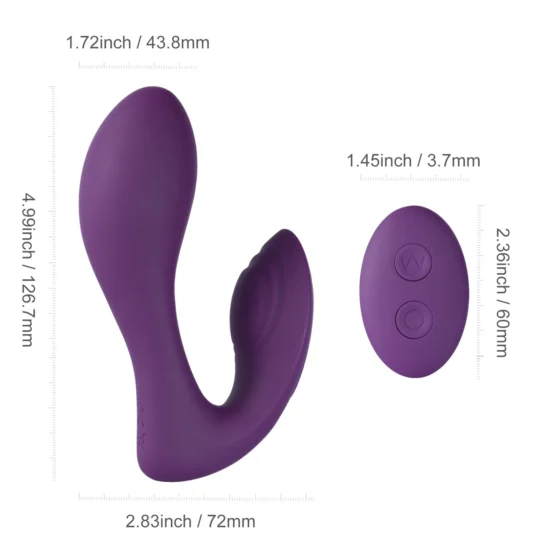 Freya - Elegant G Spot Vibrator Clit Rubbing Massager