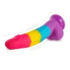 Leo Avant - Big Rainbow Dildo With Suction Cup
