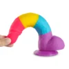 Leo Avant - Big Rainbow Dildo With Suction Cup
