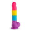 Leo Avant - Big Rainbow Dildo With Suction Cup
