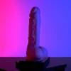 Lulu Love Purple Realistic Suction Cup Dildo 6 Inch