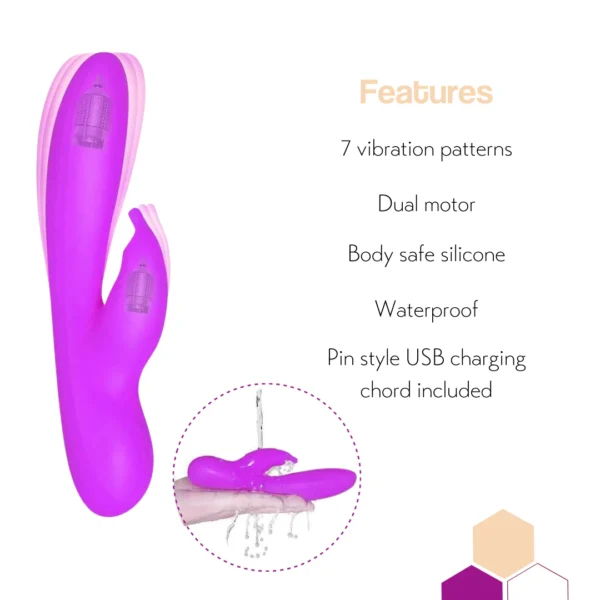 rabbit tapping g-spot vibrator
