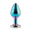Rainbow Jewel Metal Butt Plug