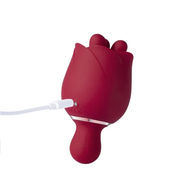 Rosewyn - Rotating Rose Toy Vibrator & Pinpoint Stimulator (2) Rosewyn - Rotating Rose Toy Vibrator & Pinpoint Stimulator