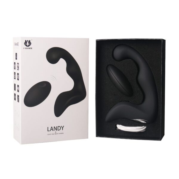 Jazzy – Black Anal Vibrator with Remote Control
