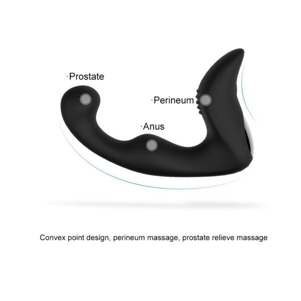 Jazzy – Black Anal Vibrator with Remote Control