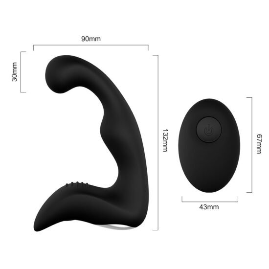 Jazzy – Black Anal Vibrator with Remote Control