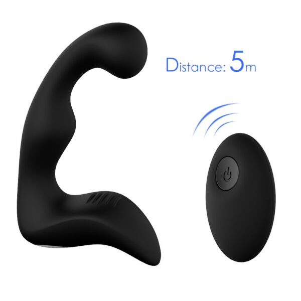 Jazzy – Black Anal Vibrator with Remote Control