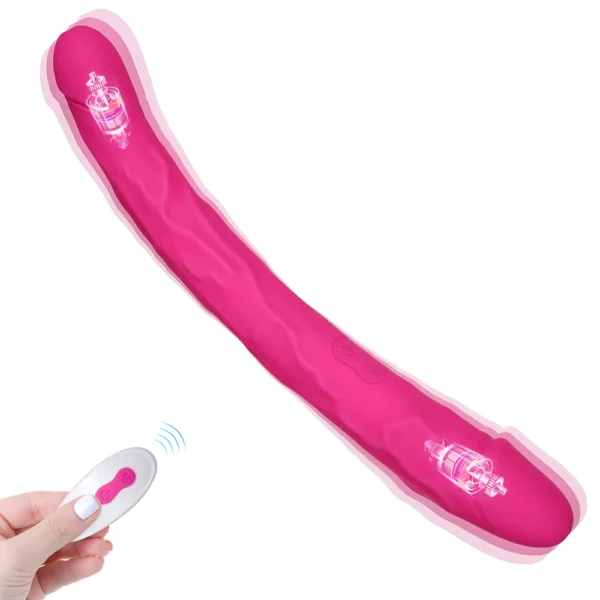 Sappho - Double Sided Dildo & Vibrating 12 Inch Dildo