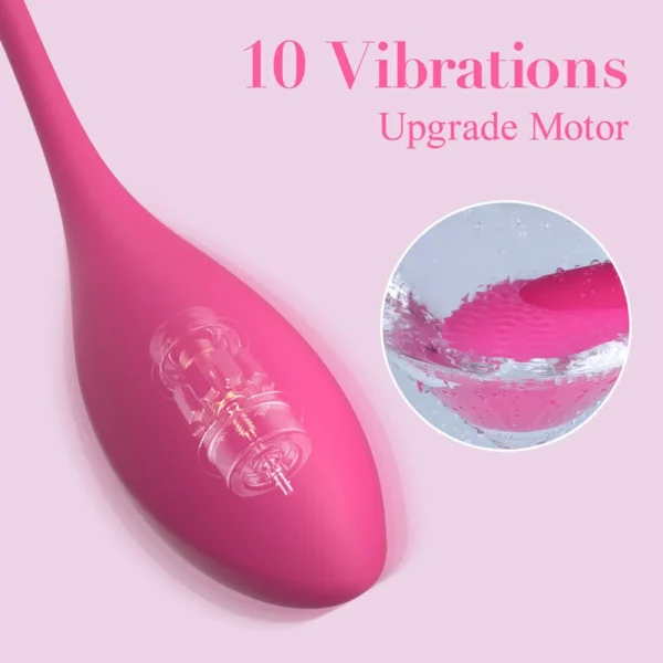 Silky-Smooth Silicone Head Vibrating Egg with Remote Control