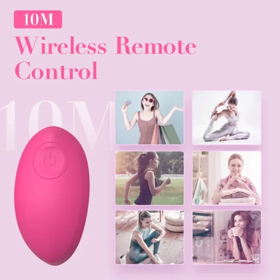 Silky-Smooth Silicone Head Vibrating Egg with Remote Control