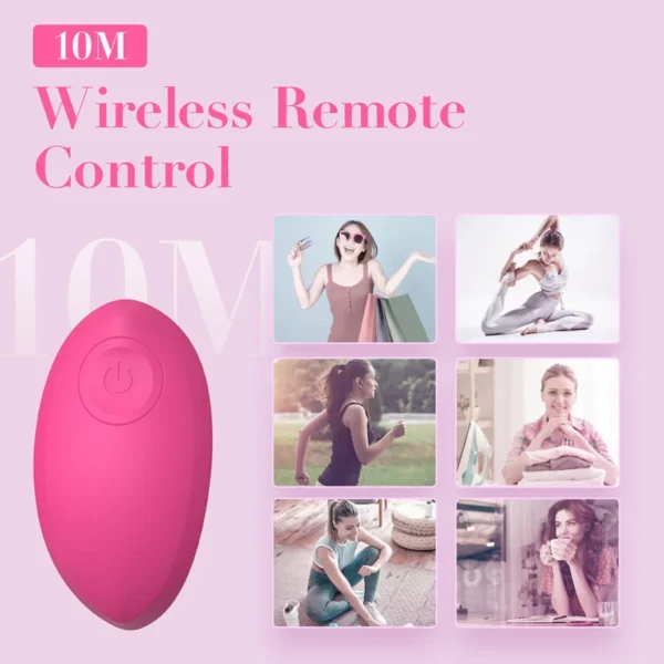 Silky-Smooth Silicone Head Vibrating Egg with Remote Control