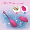 Silky-Smooth Silicone Head Vibrating Egg with Remote Control