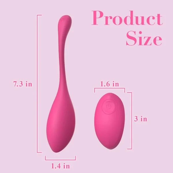 Silky-Smooth Silicone Head Vibrating Egg with Remote Control