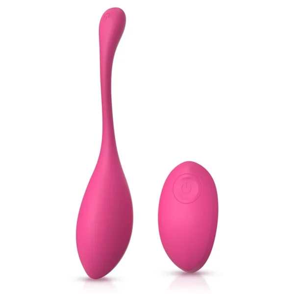 Silky-Smooth Silicone Head Vibrating Egg with Remote Control