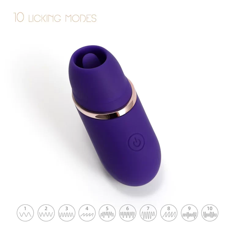 Silvia - Mini Clitoral Licking Vibrator for Quick Orgasm