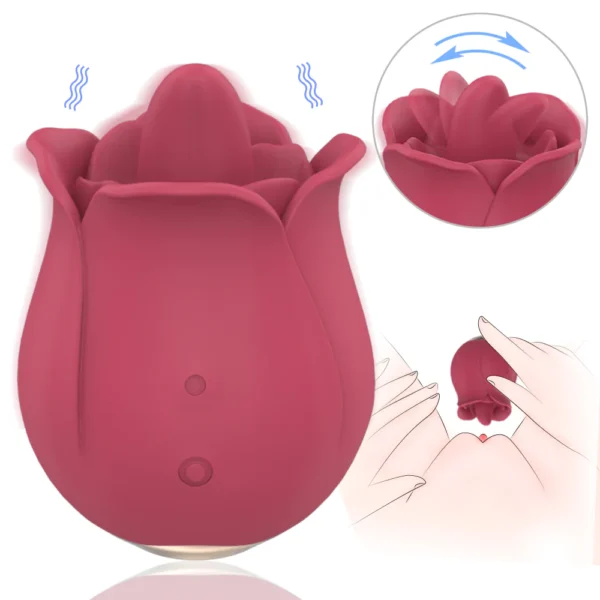 Rose Vibrating Clitoral Sex Toy