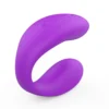 U-Shape Remote Dildo G-spot Clit Wearable Vibrator