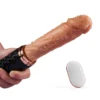 Venus 5.4-Inch 7 Vibrating 7 Telescoping Lifelike Silicone Realistic Dildo