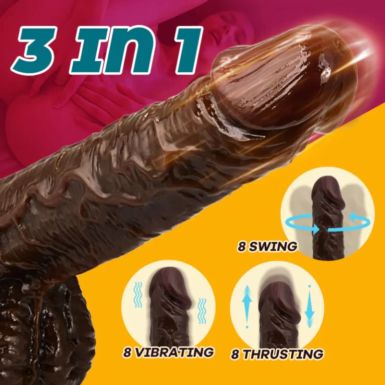 Chimp 8 Thrusting Vibrating Swing Lifelike Wild Dildo 8.93 INCH Chimp 8 Thrusting Vibrating Dildo Swing 8.93 INCH Lifelike Dildos