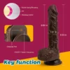 Chimp 8 Thrusting Vibrating Swing Lifelike Wild Dildo 8.93 INCH Chimp 8 Thrusting Vibrating Dildo Swing 8.93 INCH Lifelike Dildos