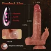 Ferrill 9 Vibrating Tongue Licking 3 Thrusting & Swing Heating 8.67 Inch Realistic Dildo