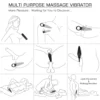 3in1 Anal Vibrator Bullet with8 3in1 Anal Vibrator Bullet with Vibrating Cock Ring