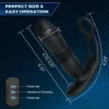 Thrusting & Vibrating Cock Rings Prostate Massager