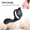 Vibrating Cock Ring Sleeve for Couple
