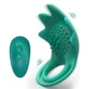 Wearable cock ring vibrator