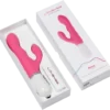 Lovense Nora rabbit vibrator in its retail box with charging cable