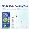 SP-10 male fertility test kit with cassette, syringe, diluent tube and sample cup